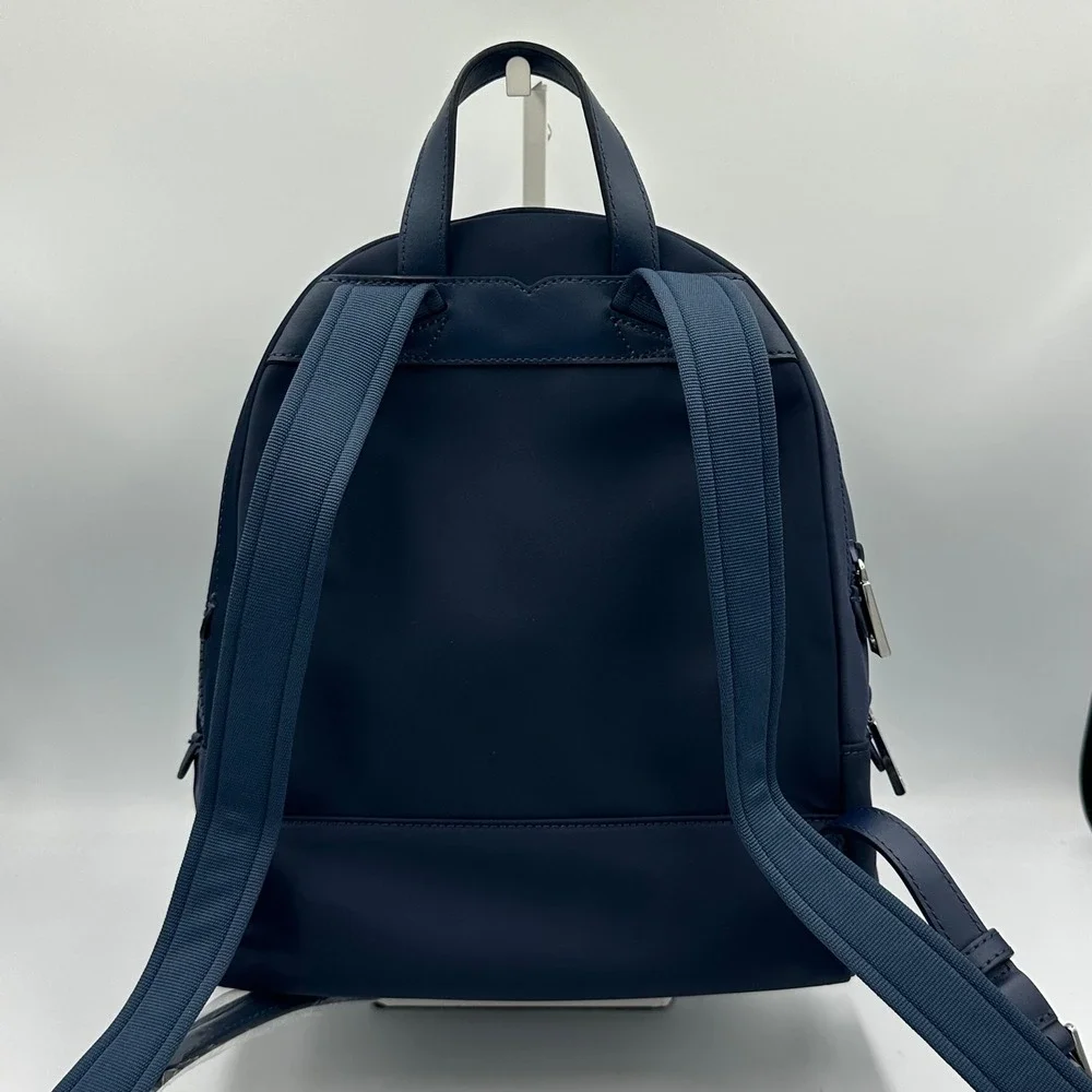 Kate Spade Karissa‎ Mini Backpack Nightcap Navy Blue Nylon Preppy Minimal NWOT